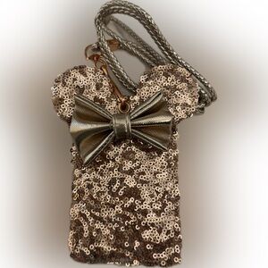 Disney Loungfly rose gold pass holder. New-never used but no tags.